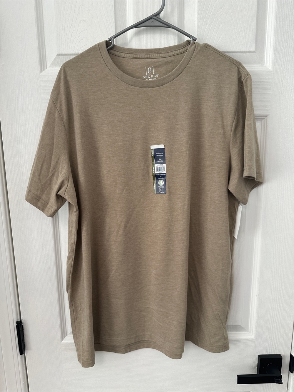 George Men’s Short Sleeve Crewneck T-Shirt — Khaki